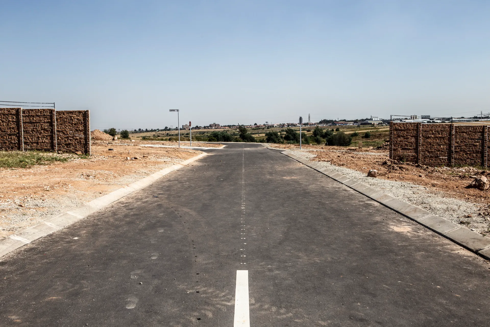 Road in Johannesburg, South Africa